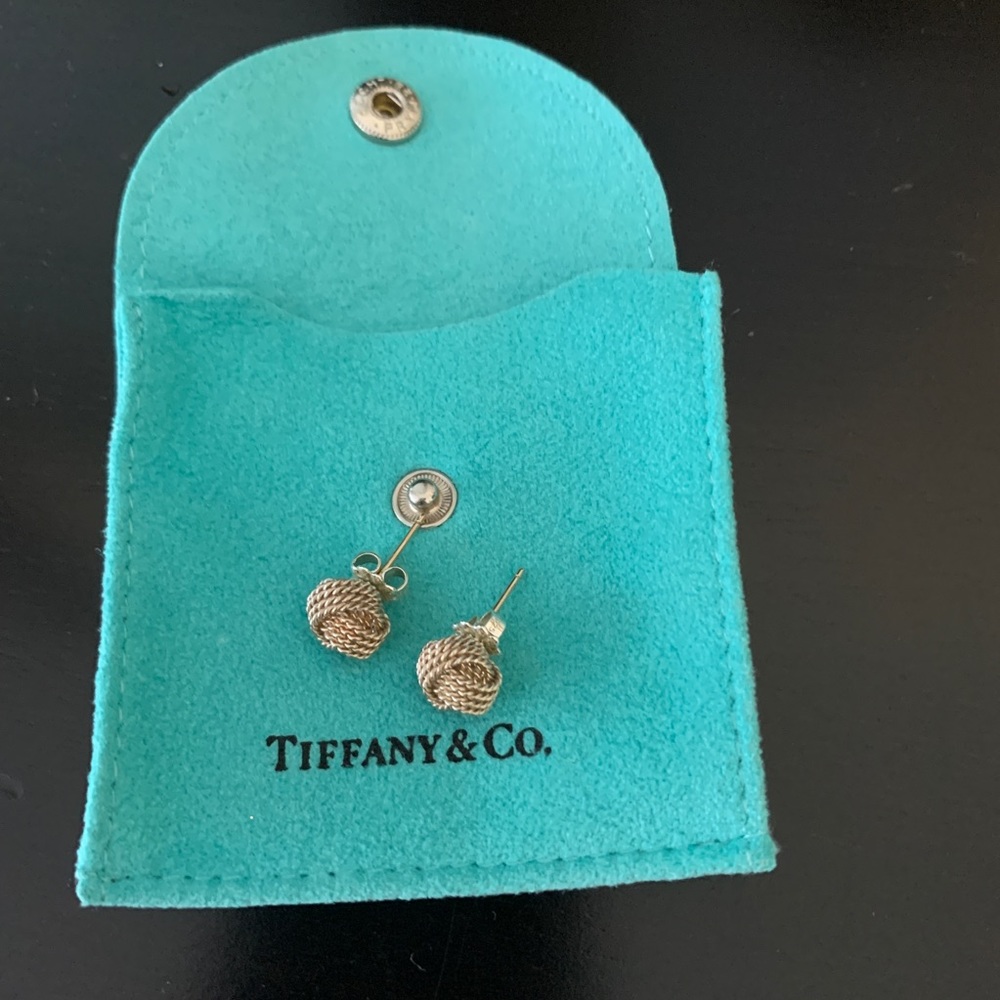 Tiffany knot earrings